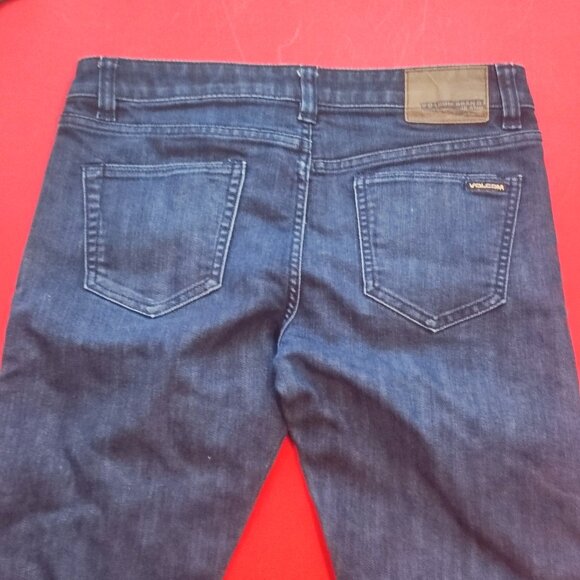 Volcom Vorta jeans slim form indigo blue men's size W29 L28 - Picture 3 of 7